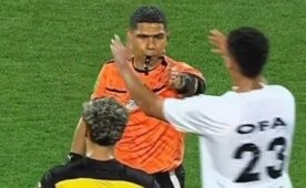 Gol� veren hakemi aln�ndan �pt�