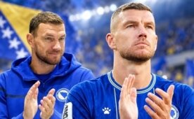 Dzeko'dan Bosna'ya �ok anlaml� veda!