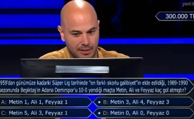 300 bin TL'lik Be�ikta� sorusu soruldu!