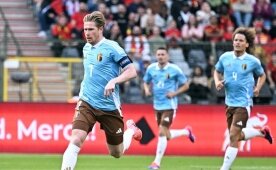 De Bruyne�l� Bel�ika 15. kez bu sahnede!
