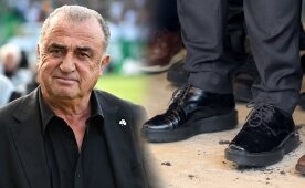 Terim, cenazede talihsizlik ya�ad�!