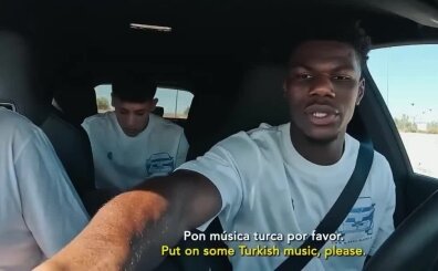 Aurelien Tchouameni'den Arda'ya: 'Ver T�rk m�zi�ini!'