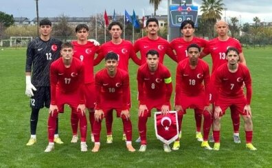 U18 Milli Tak�m�m�z, Cebelitar�k kar��s�nda gol oldu ya�d�