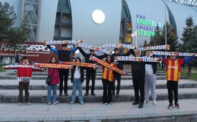 800 km mesafeden Kayseri'ye, Fenerbah�e ma�� i�in geldiler