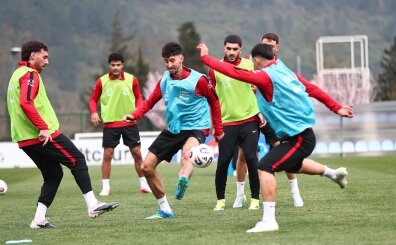 A Milli Tak�m�m�z, Kosova ma��n�n haz�rl�klar�na ba�lad�