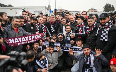 Be�ikta� Ba�kan� Serdal Adal�, Hatay'a ziyarete gitti!