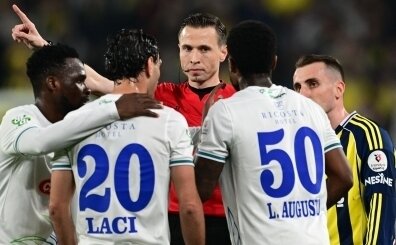 F.Bah�e'den Rizespor hakemi i�in tepki: 'Ge� kalmad�n�z m�?'