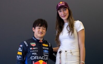 Hande Balad�n, �nl� Formula 1 pilotu Tsunoda ile bir arada!