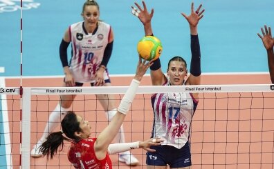 CEV Kad�nlar �ampiyonlar Ligi'nde 3.'l�k ma�� oynand�