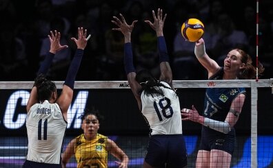 Brezilya, İtalya’yı 3-2 geçerek VNL’de finale yükseldi