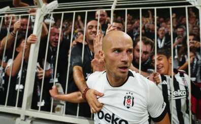 Be�ikta�'ta Vaclav Cerny'den taraftara �zel gol sevinci geldi