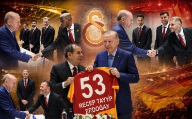 Cumhurba�kan� Erdo�an, �ampiyon G.Saray'� kabul etti