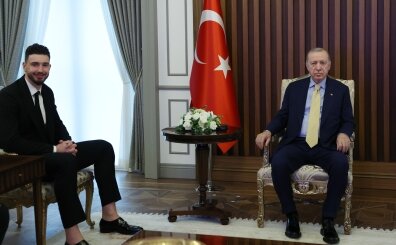 Cumhurba�kan� Erdo�an, Alperen �eng�n'� kabul etti