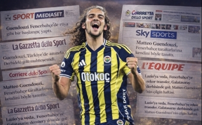 Derbinin ardından Avrupa'da manşetler Guendouzi oldu!