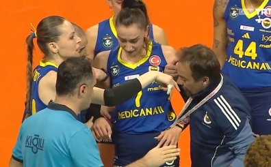Fenerbahçe Medicana'da Hande Baladın şoku! Devam edemedi