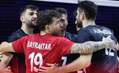 A Milli Erkek Voleybol Tak�m�, Slovenya engelini a�amad�!