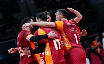 Galatasaray, set vermeden kazand� ve seride �ne ge�ti