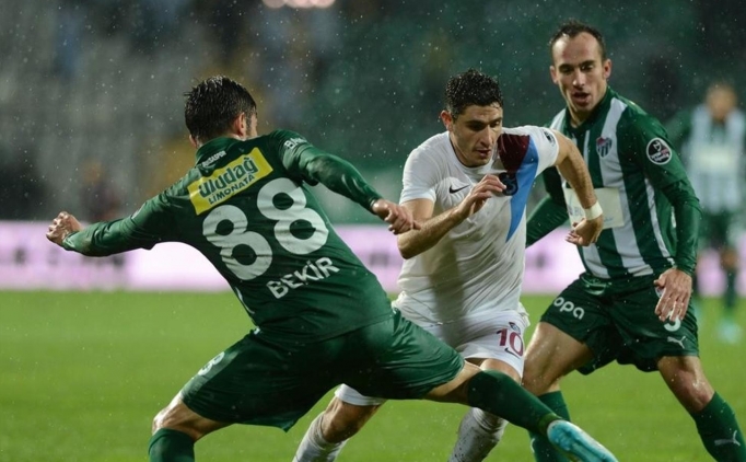 Trabzonspor-Bursaspor ma��nda bir m�cadele