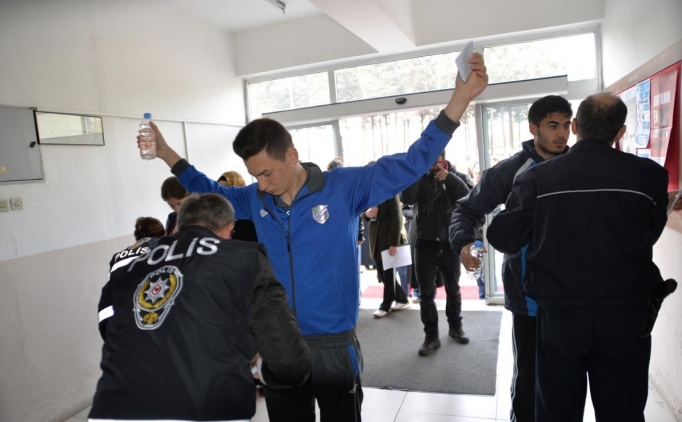 �nce s�nav, sonra ma�