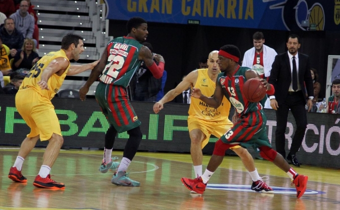 P�nar Kar��yaka, �spanyol temsilcisi Gran Canaria ile Gran Canaria Arena'da kar��la�t�.