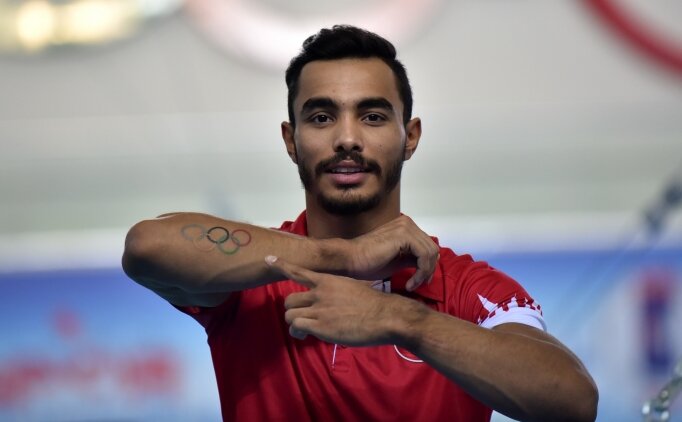 Olimpiyat hayalini koluna i�ledi