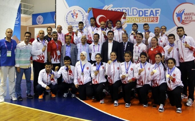 ��itme Engelliler D�nya �ampiyonas�'nda 38 madalya