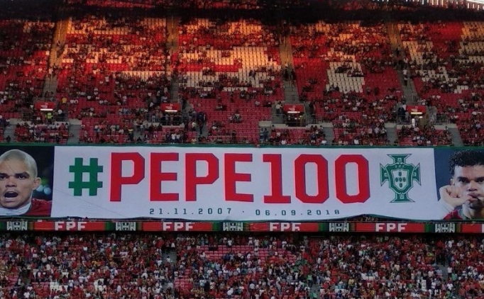 Pepe milli takım ile 100. maçında
