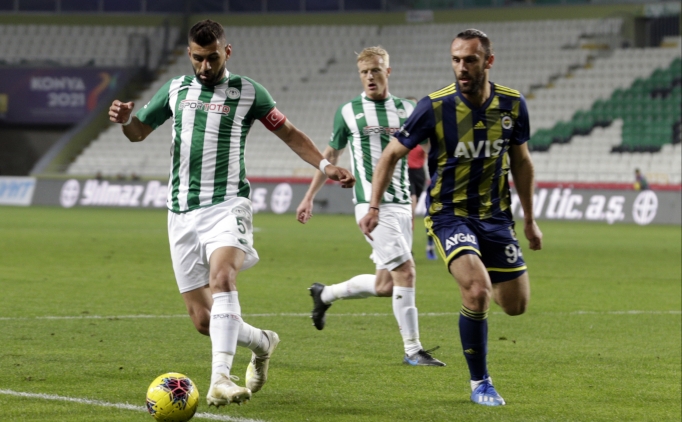 Fenerbahe, 9 kii Konyaspor'a kar isabetli ut ekemedi