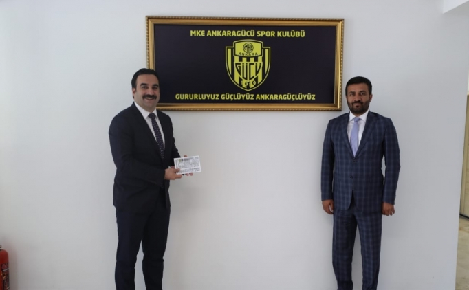 Ankara Gen�lik ve Spor �l M�d�r� Mustafa �elik'ten MKE Ankarag�c�'ne ziyaret
