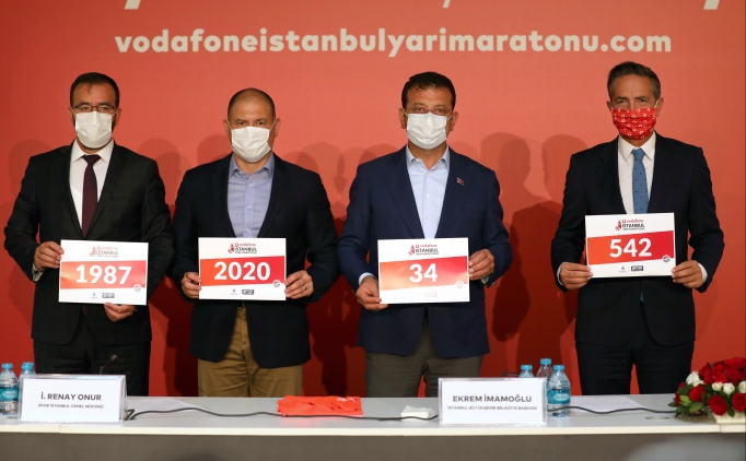 Vodafone �stanbul Yar� Maratonu'nun tan�t�m� yap�ld�