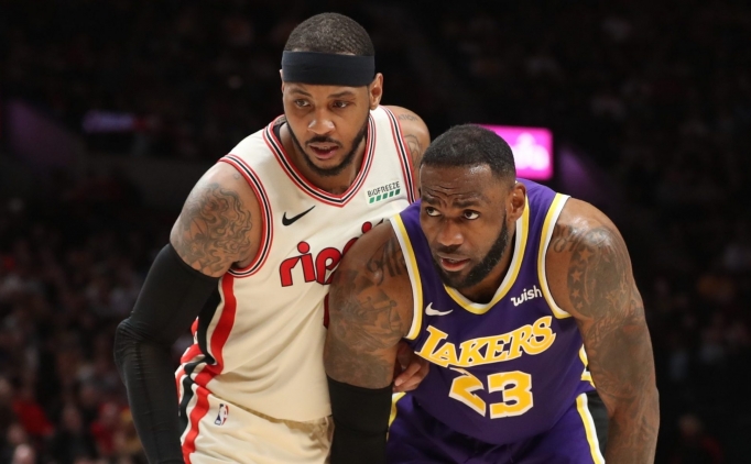 melo lebron lakers
