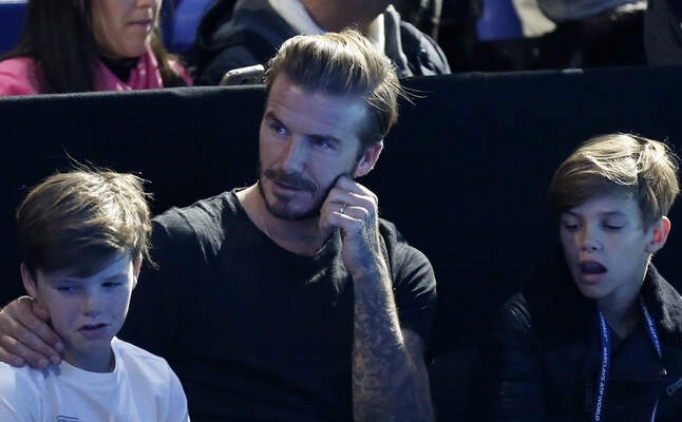 David Beckham'n olu Romeo, ilk mana kt