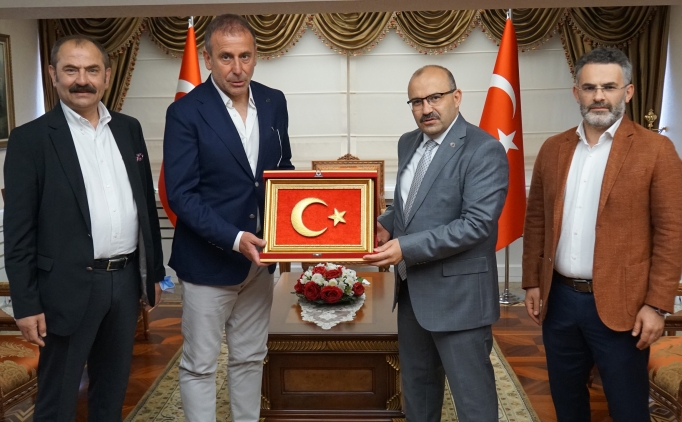 Abdullah Avc, Vali Ustaolu'nu ziyaret etti