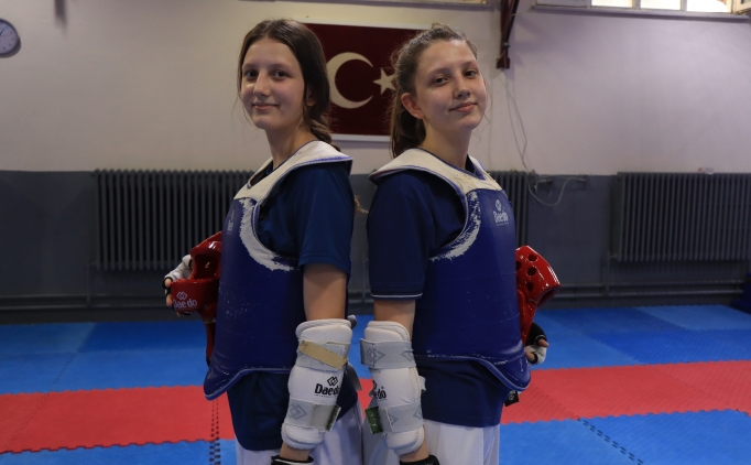 Krklarelili ikiz tekvandocularn hedefi Nur Tatar gibi olimpiyatlarda mcadele etmek