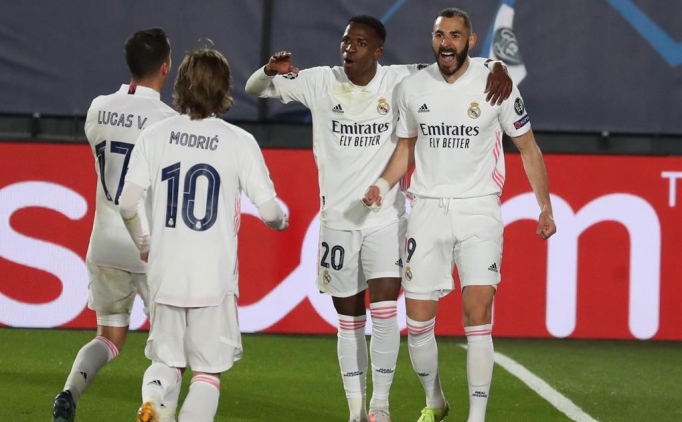 Real Madrid Atalanta'ya g�z a�t�rmadan �eyrek finalde