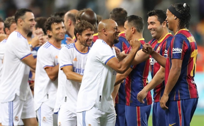 Efsanelerin El Clasico kapmasn Real Madrid kazand