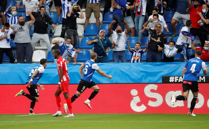 Durdu durdu Atletico Madrid'i vurdu!