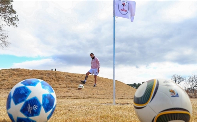 Futbol ve golf bir araya getiren 'Futgolf' 