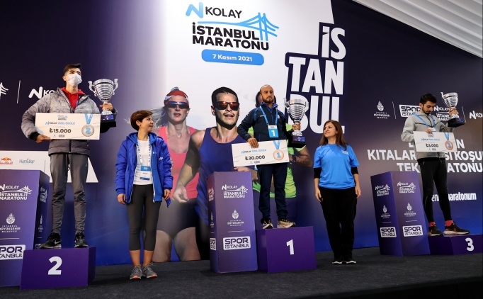 N Kolay 43. �stanbul Maratonu'nun �d�l t�reni yap�ld�