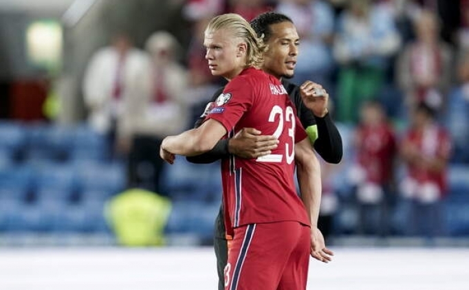Erling Haaland: 'Sanırım Van Dijk'ın parmağını kırdım'