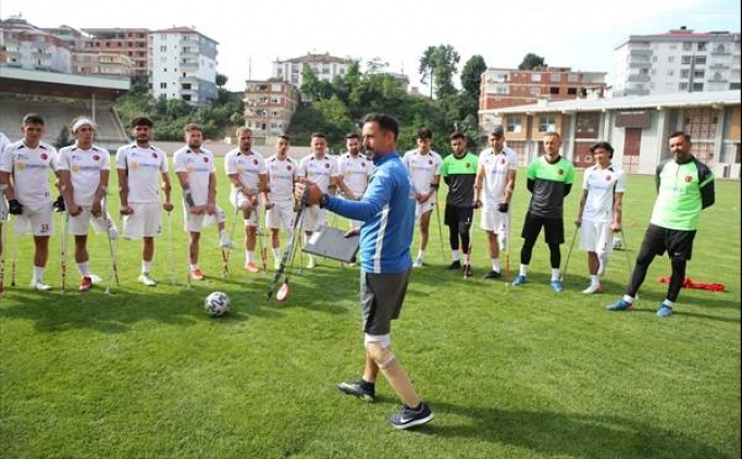 Ampute Milli Takm kampa girdi