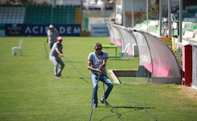 Bodrumspor'da stad �al��malar� s�r�yor