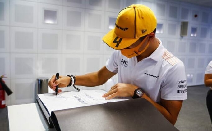 Lando Norris 2025'e kadar McLaren'de