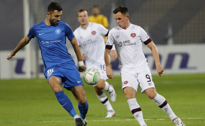 Hearts ilk galibiyetini Letonya'da ald�