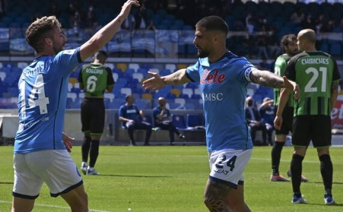 Napoli, Sassuolo'yu farkl geti: 6-1