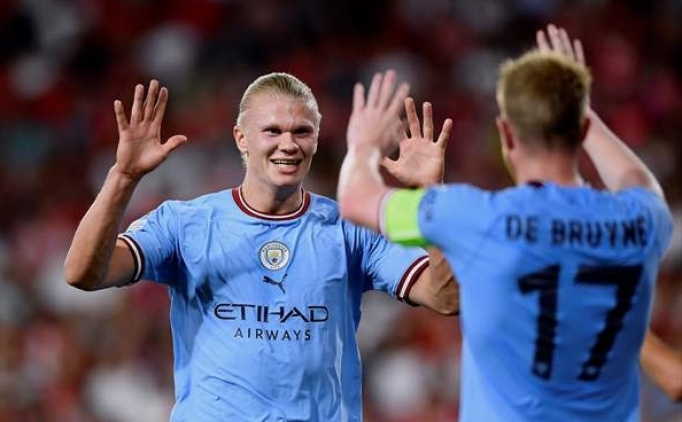 Erling Haaland rekor krd, Manchester City kazand