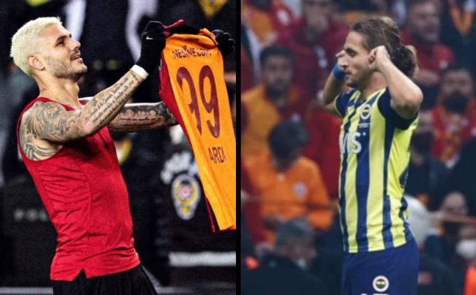 Fenerbahe - Galatasaray derbisinde goller yabanclardan