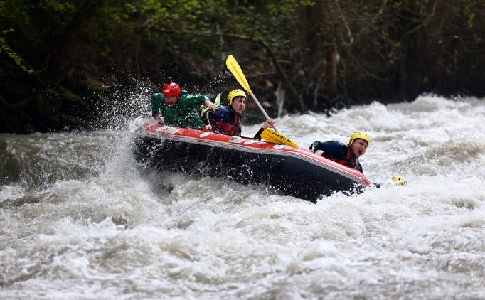 Melen �ay�'nda rafting sezonu a��ld�