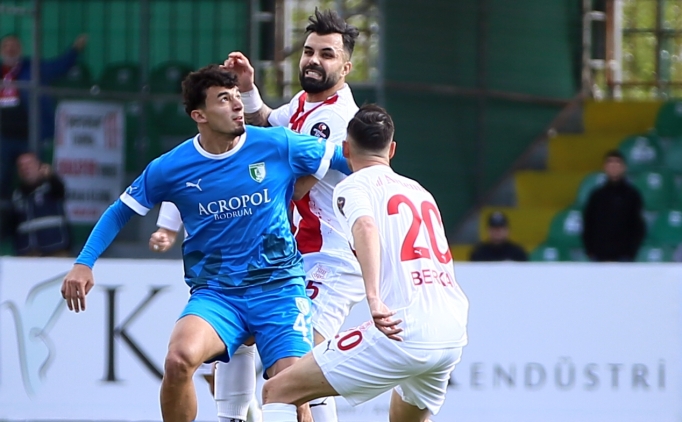 Bodrumspor  ba�lad�, Pendikspor geri d�nd�