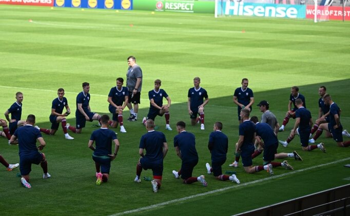 Letonya Milli Tak�m�, T�rkiye ma��n�n haz�rl�klar�n� tamamlad�